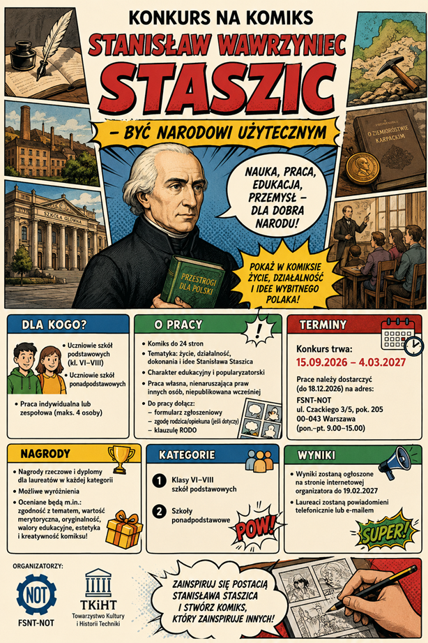 Strona główna konkurs na komiks o st. staszicu plakat
